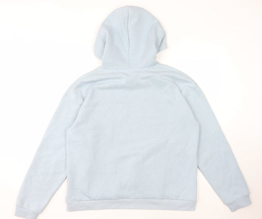 Fila Men's Blue Pullover Hoodie - Size L - Logo Design