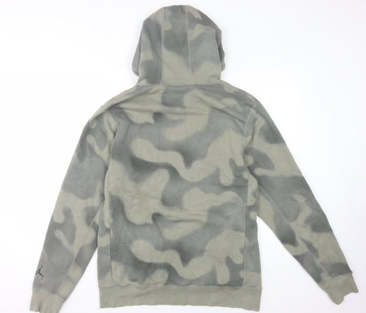 Jordan Men’s Camouflage Hoodie | M | Grey Pullover