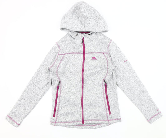 Trespass Women's Grey Hooded Jacket Size S