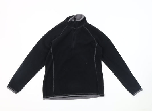 Mountain Warehouse Women's Black Fleece Pullover Sweatshirt