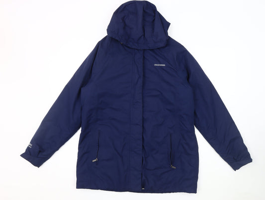 Craghoppers Women's Blue Parka Jacket Size 14