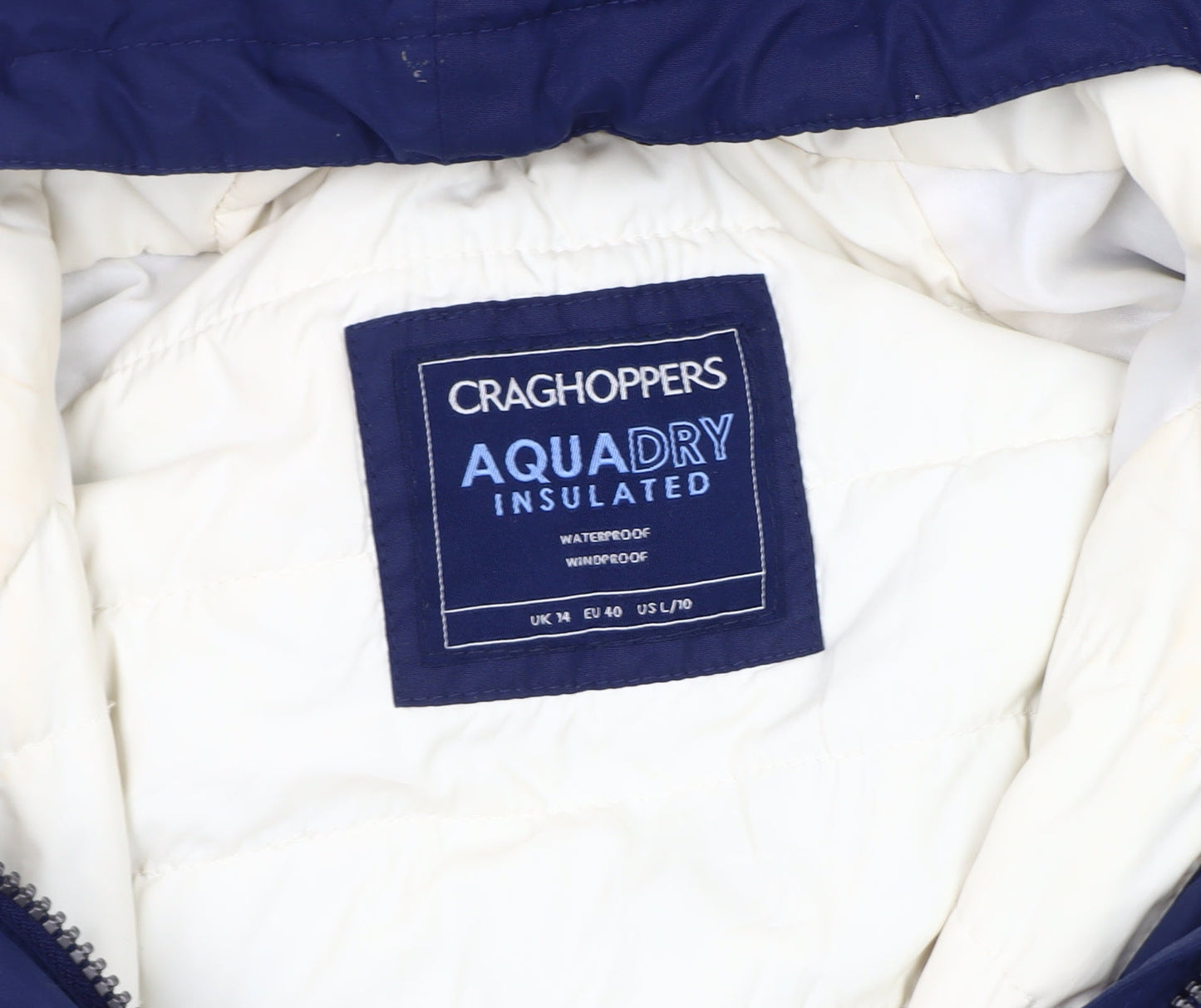 Craghoppers Women's Blue Parka Jacket Size 14