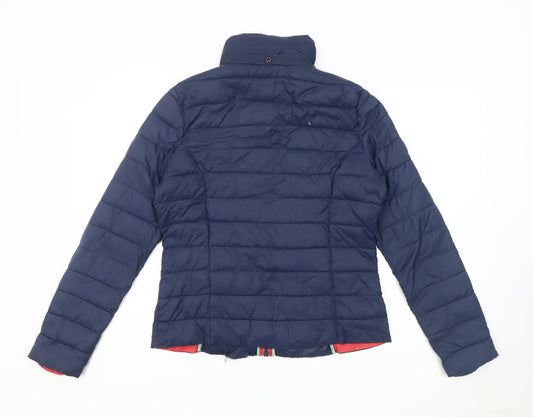 Superdry Women's Blue Puffer Jacket L