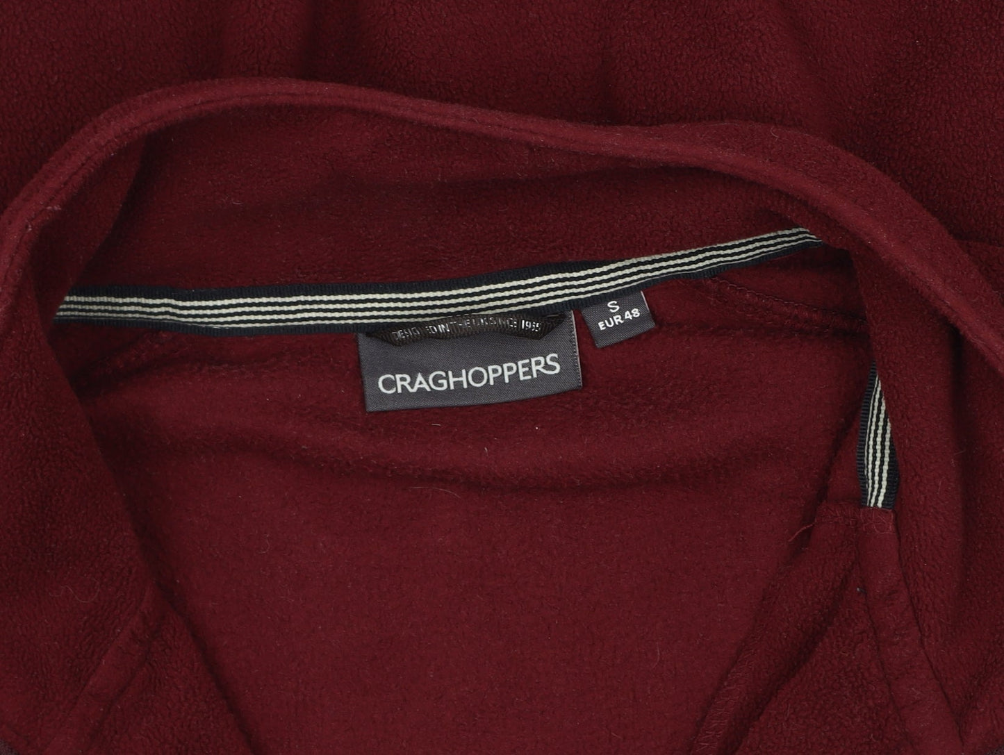 Craghoppers Men’s Red Fleece Jacket Size S