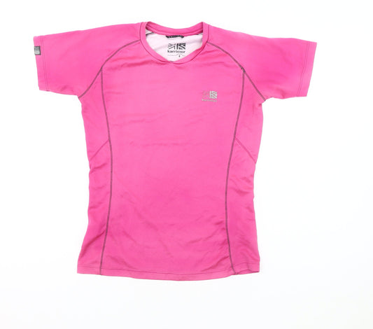 Karrimor Women's Pink Short Sleeve Top Size 8