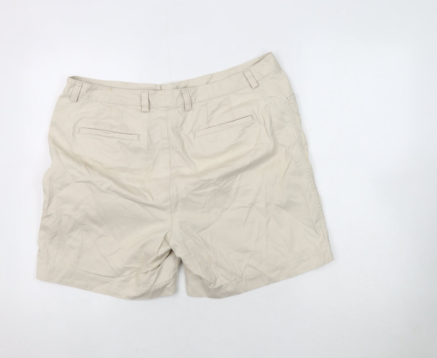 Eddie Bauer Women's Beige Chino Shorts Size 14