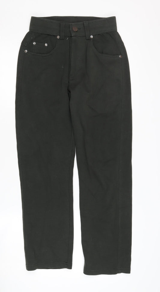 Levi's Women's Black Straight-Leg Trousers M