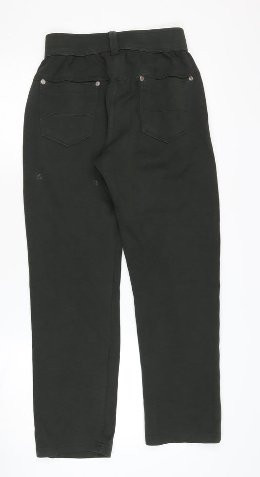 Levi's Women's Black Straight-Leg Trousers M