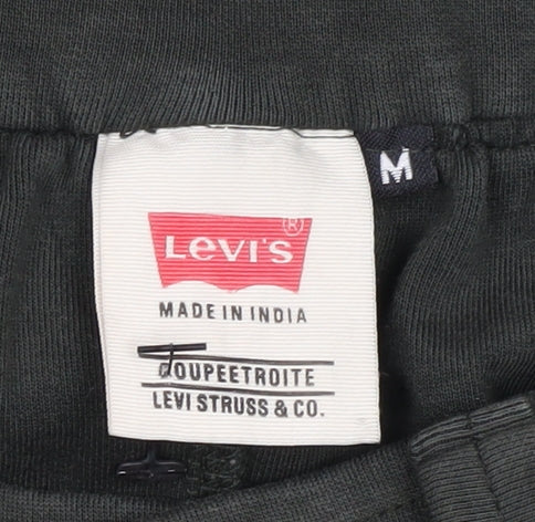 Levi's Women's Black Straight-Leg Trousers M