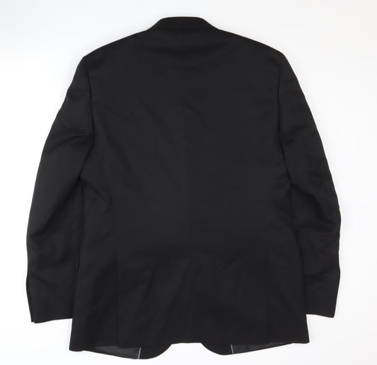 Marks and Spencer Men's Black Suit Jacket 42 Long