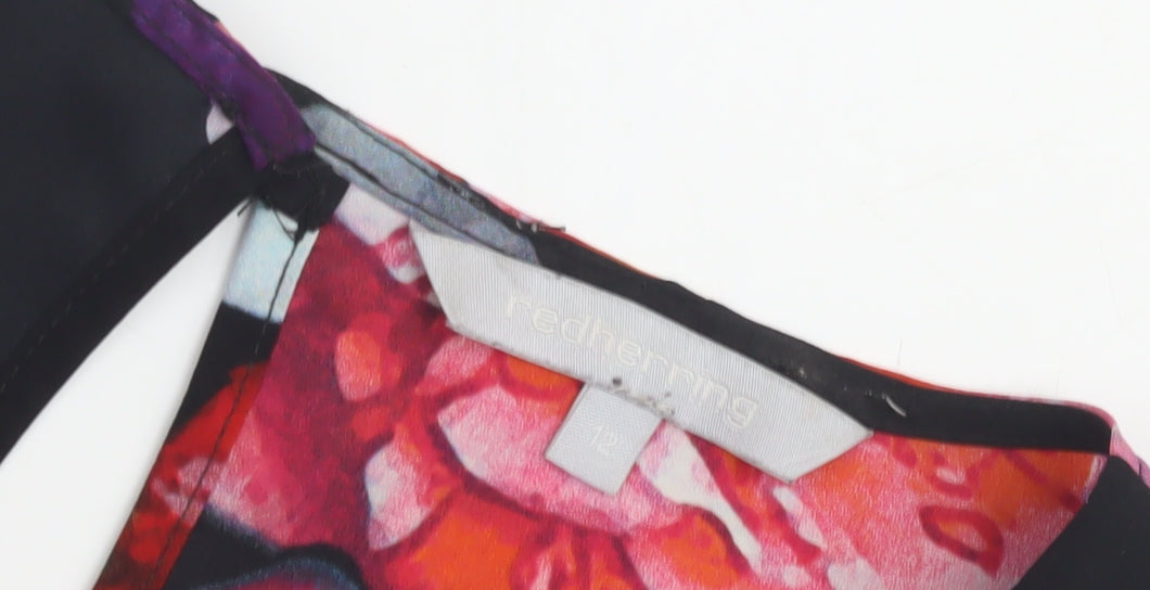 Close-up detail of Red Herring Women's Floral Petite Shift Dress