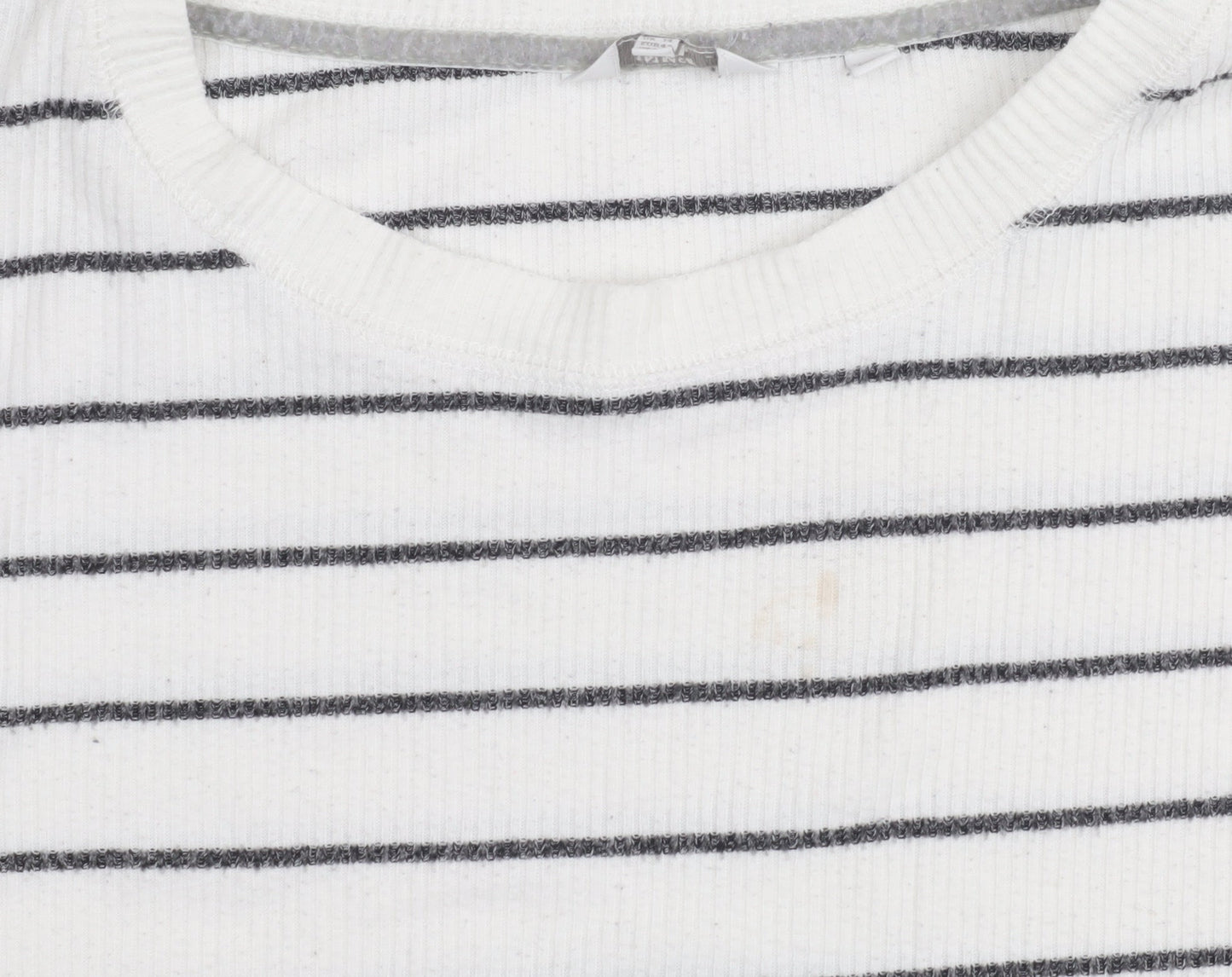 Fat Face Women’s White Striped Long Sleeve T-Shirt