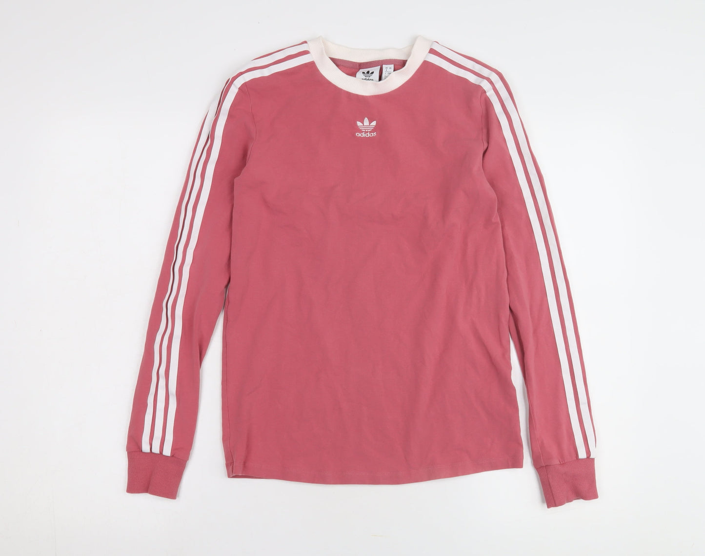 Adidas Women's Pink Long Sleeve Pullover, Size 8