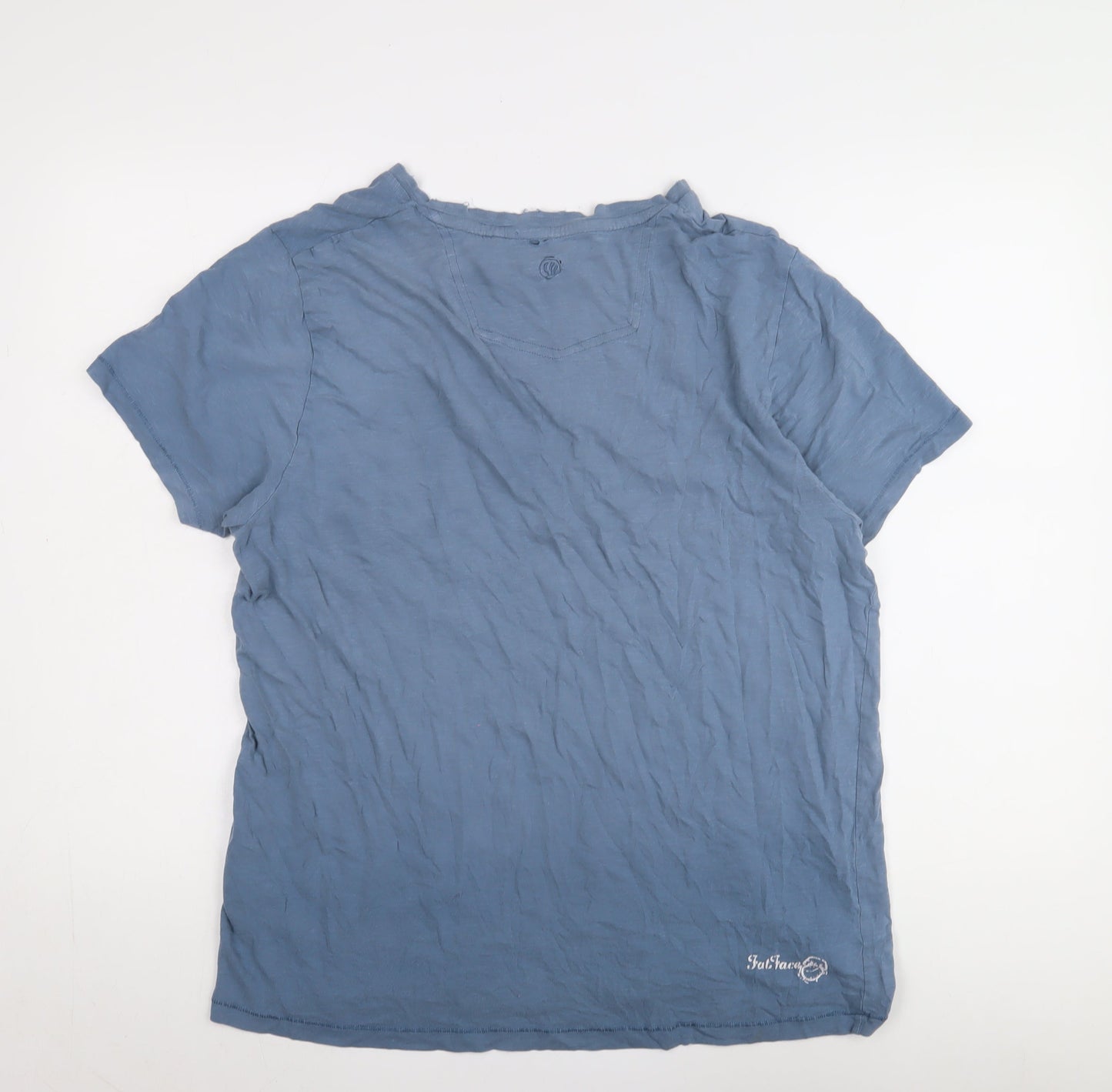 FatFace Men's Blue Graphic T-Shirt Large