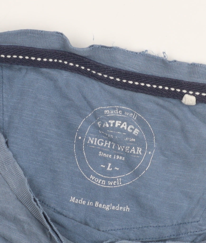 FatFace Men's Blue Graphic T-Shirt Large