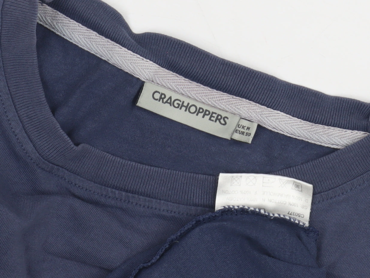 Craghoppers Men's Blue M Crew Neck T-Shirt