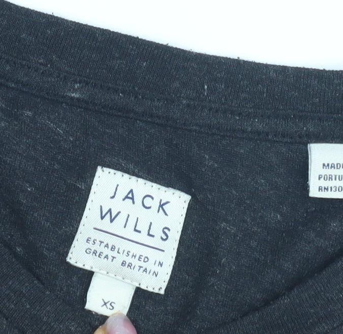 Jack Wills Women’s Black XS Basic T-Shirt