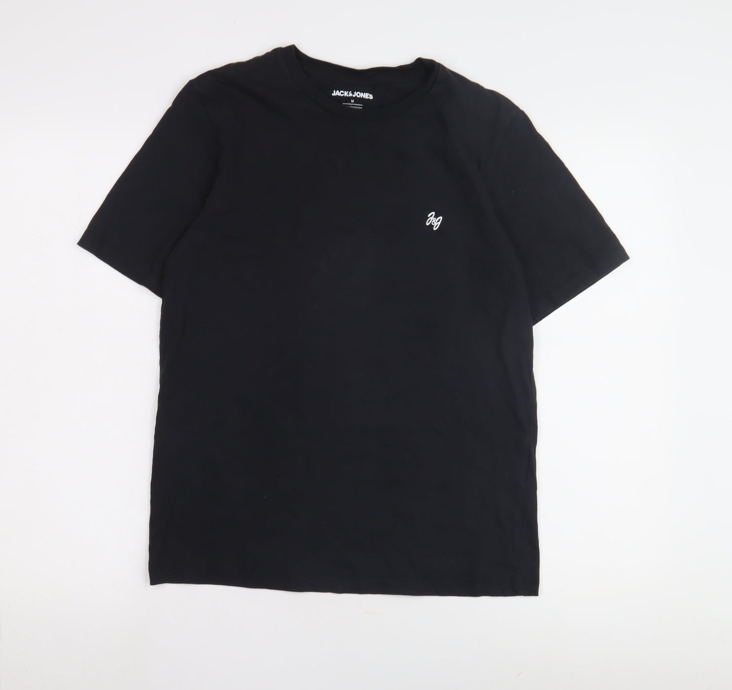 Jack & Jones Men's Black Crew Neck T-Shirt M