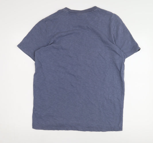 Superdry Mens Blue Graphic Print T-Shirt L