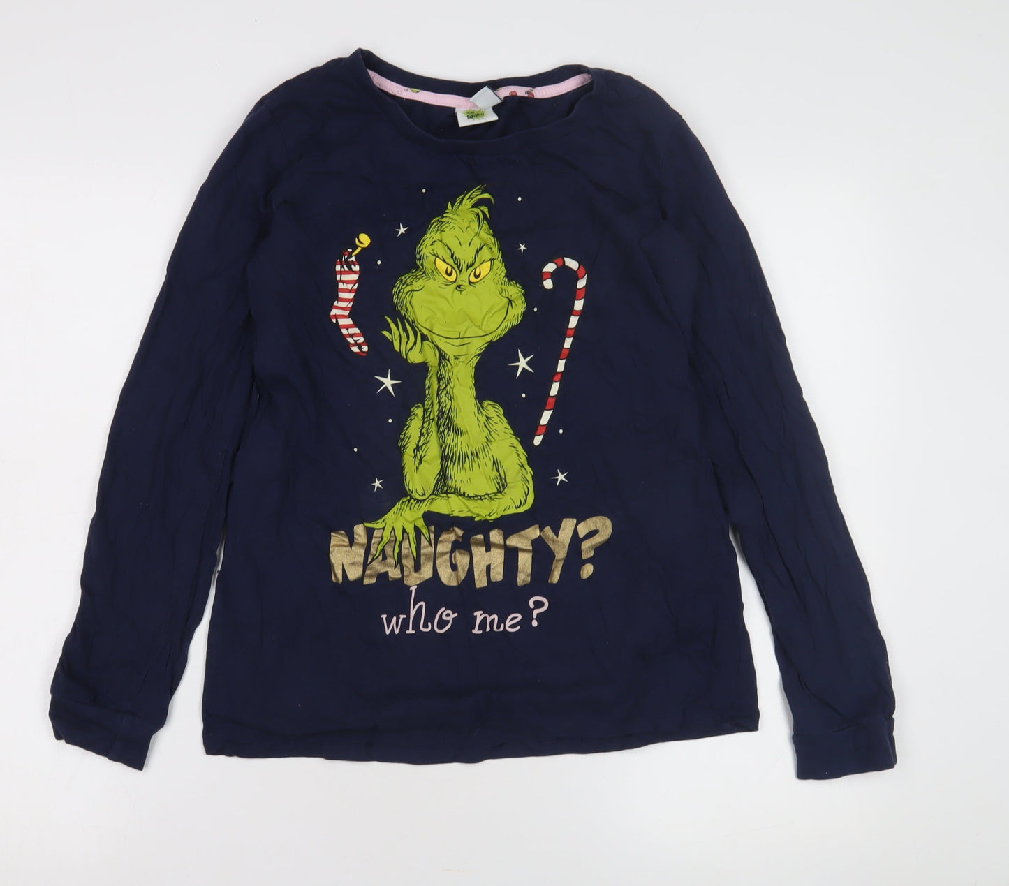 The Grinch Graphic T-Shirt, Blue, Size 8, Teens