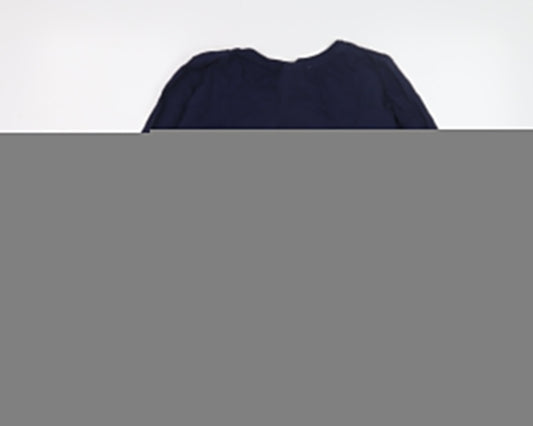 Teenss UK Size 8 The Grinch Blue Cotton T-Shirt