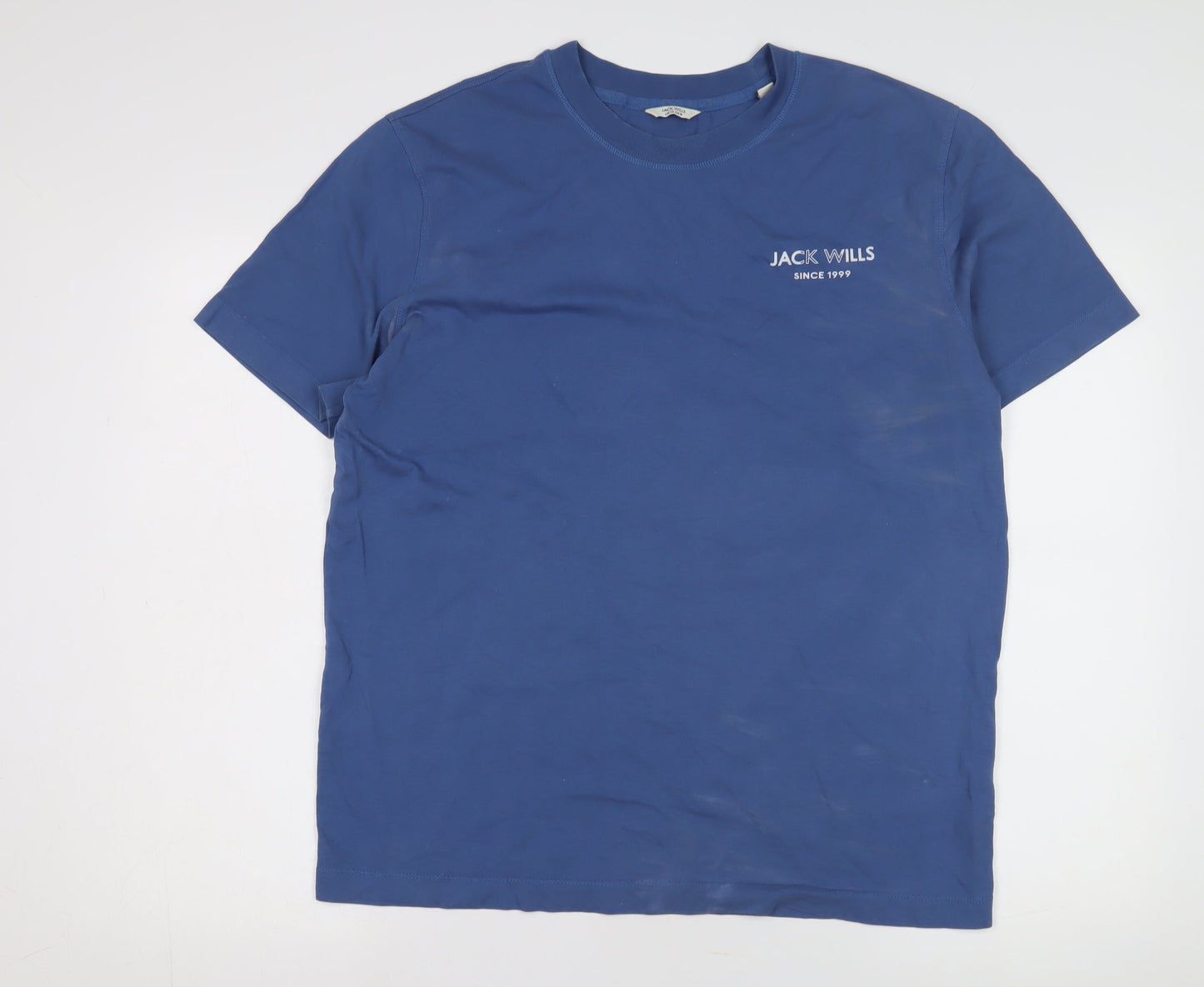 Jack Wills Women's Blue T-Shirt UK Size 10 Casual Wear