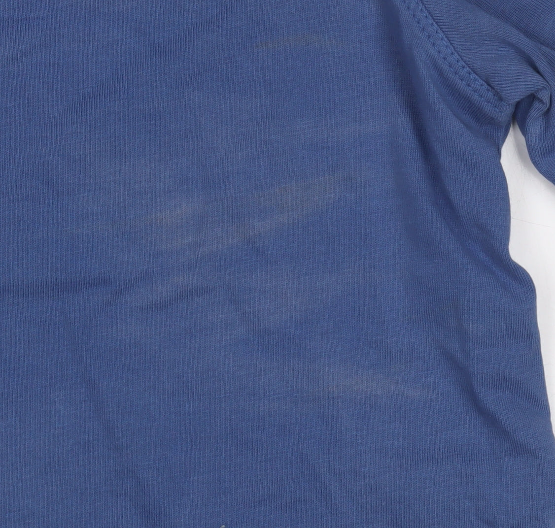 Jack Wills Women's Blue T-Shirt UK Size 10 Casual Wear