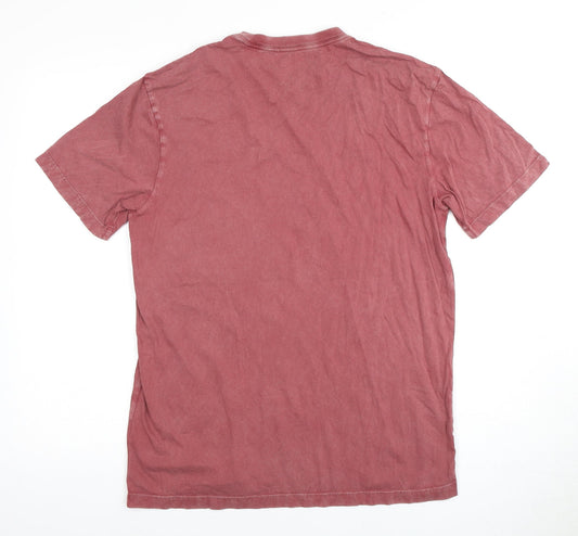 American Eagle Men's Red Small Crew Neck T-Shirt