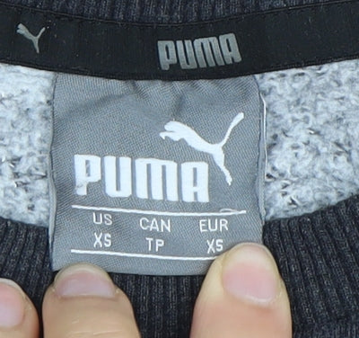 Puma Men's Black XS Sweatshirt Pullover with Logo