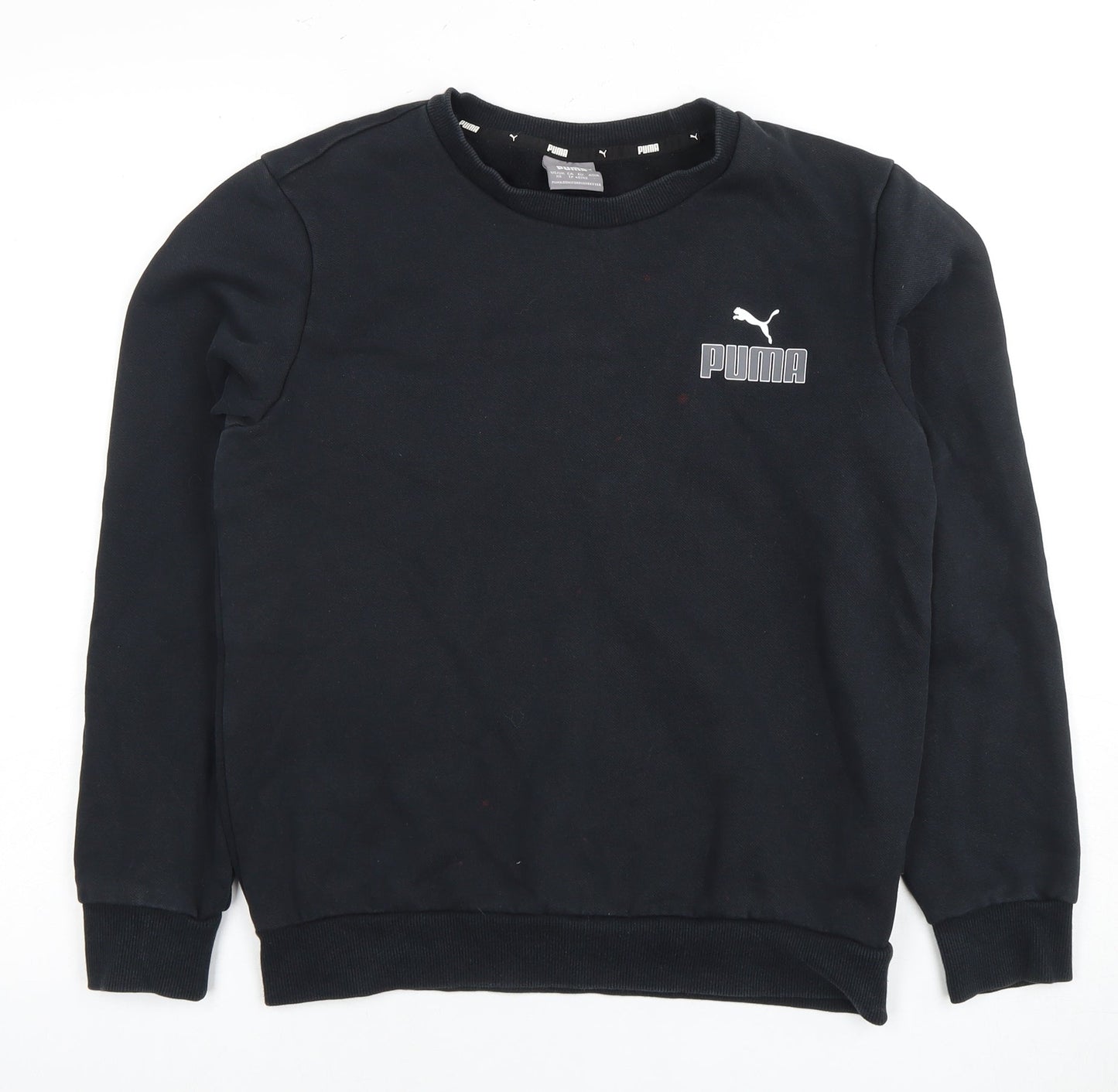 Puma Men's Black XS Pullover Sweatshirt - Comfortable & Stylish