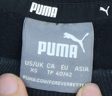 Puma Men's Black XS Pullover Sweatshirt - Comfortable & Stylish