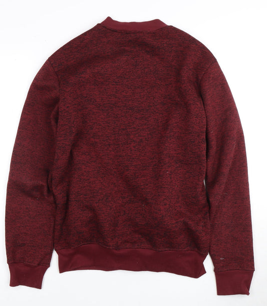 Lee Cooper Men's Red Full Zip Sweatshirt S