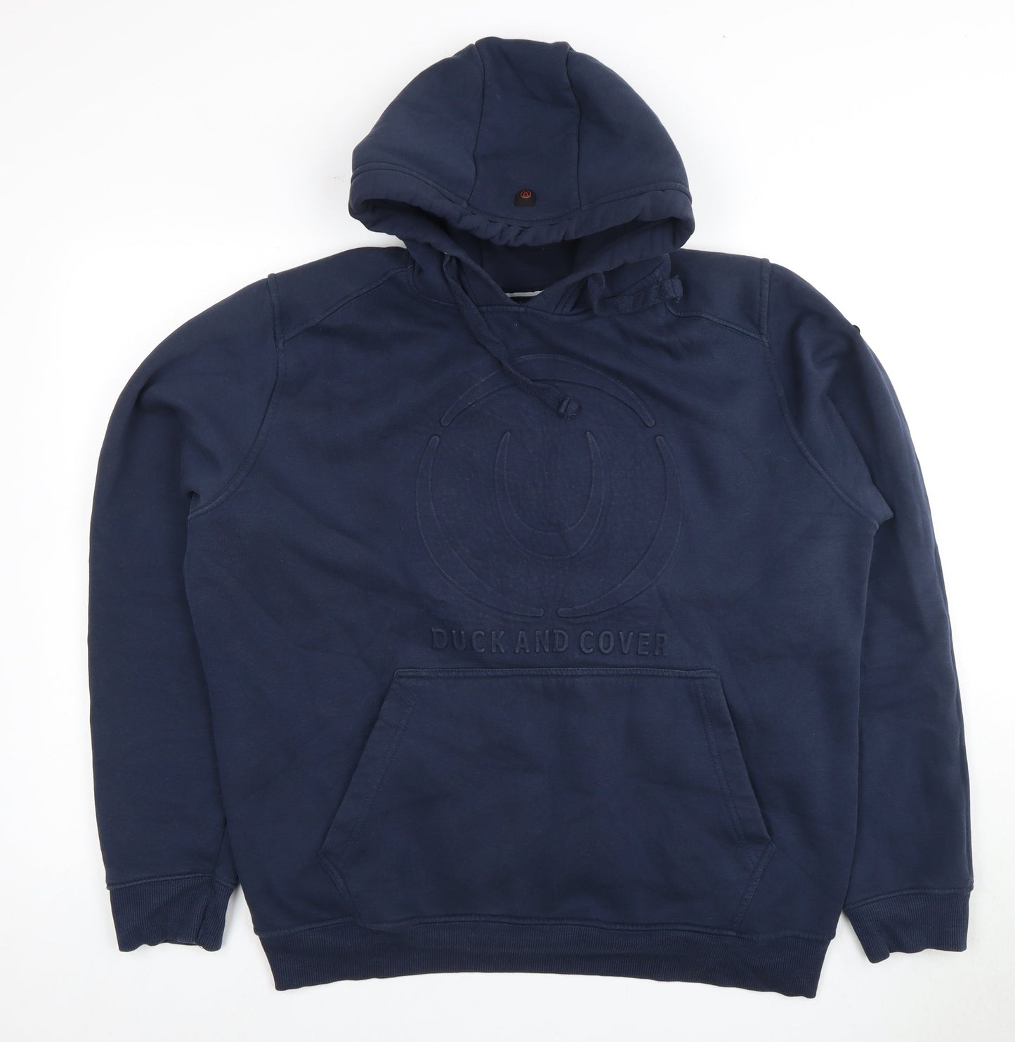 Duck And Cover Men's Blue 2XL Pullover Hoodie