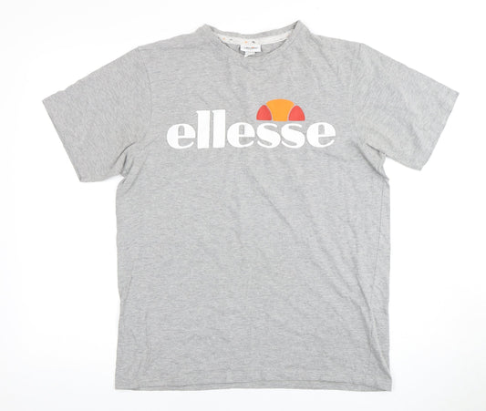 Ellesse Men's Grey M Logo T-Shirt