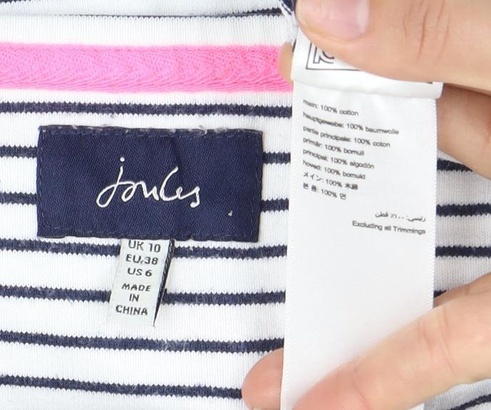 Joules Women's Striped Long Sleeve T-Shirt, Size 10