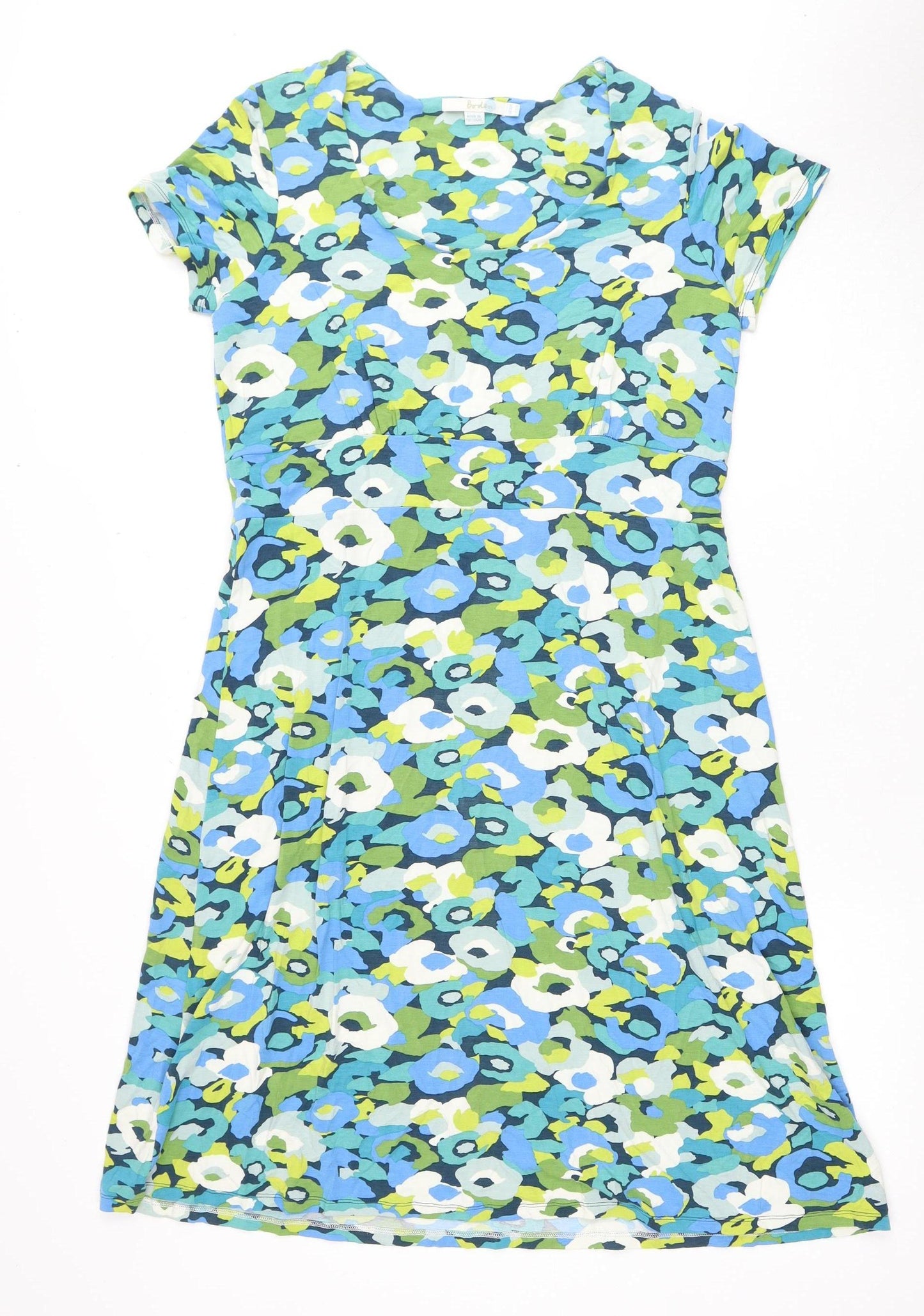 Boden Women's Multi Floral Shift Dress XL, Lightweight