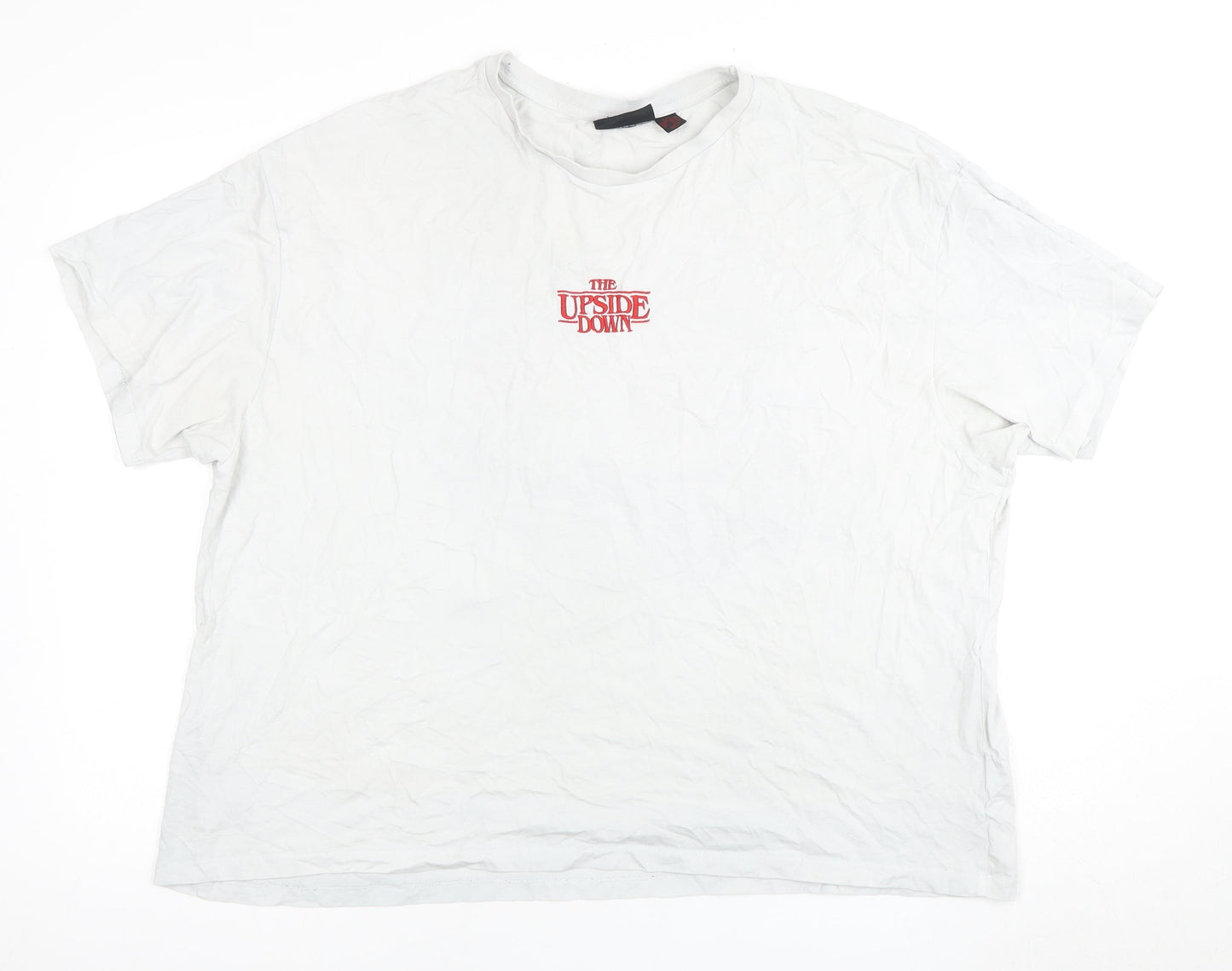 Stranger Things Unisex Adults White T-Shirt 2XL
