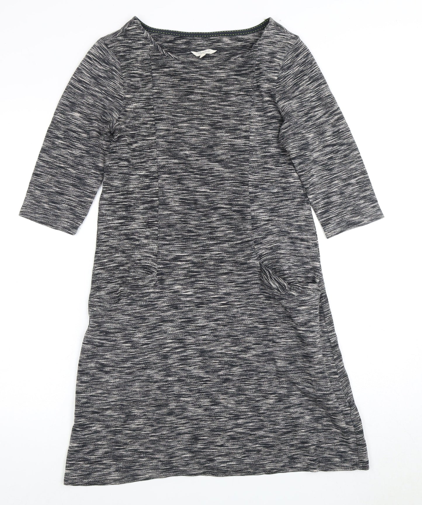 White Stuff Women's Grey Shift Dress Size 10