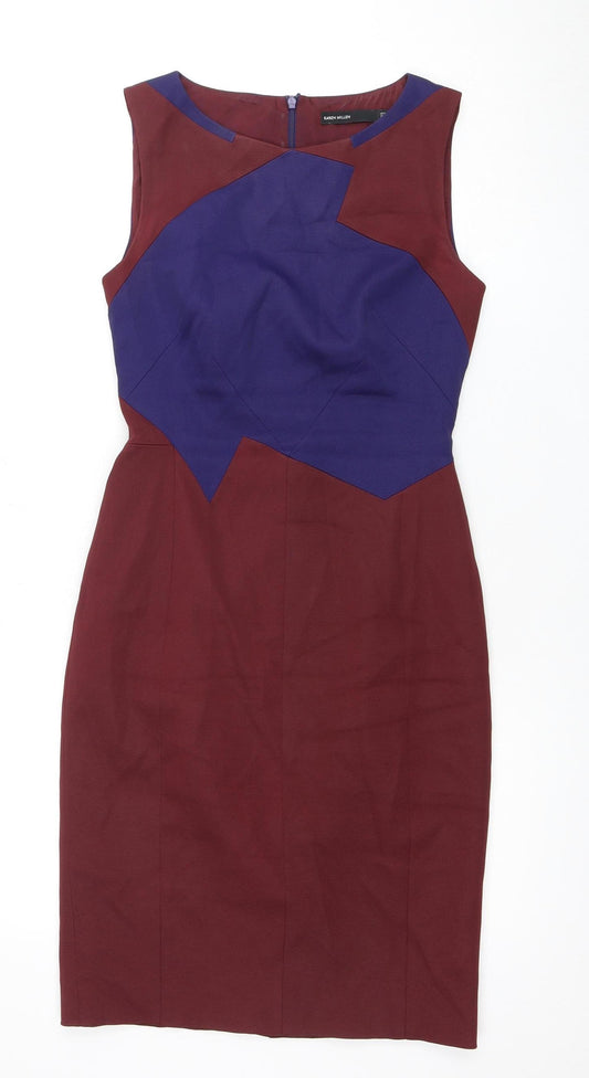 Karen Millen Women's Multicoloured Dress Size 10