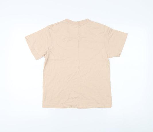 & Other Stories Women's Beige T-Shirt Size 12