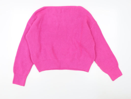 Friends Like These Pink Pullover Jumper, UK 12, Women's
