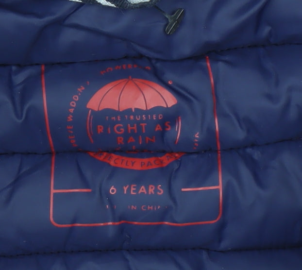 Additional view of Joules boys’ red car print puffer jacket, 6 years, autumn winter