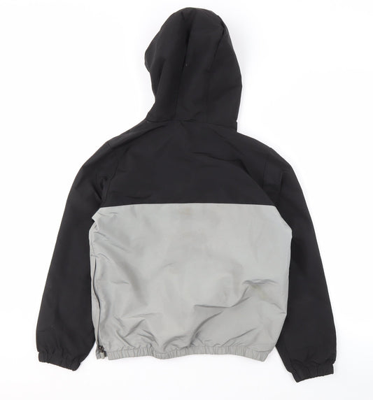 Ellesse Boys' Colourblock Jacket Black/Grey/Orange Size 10-11