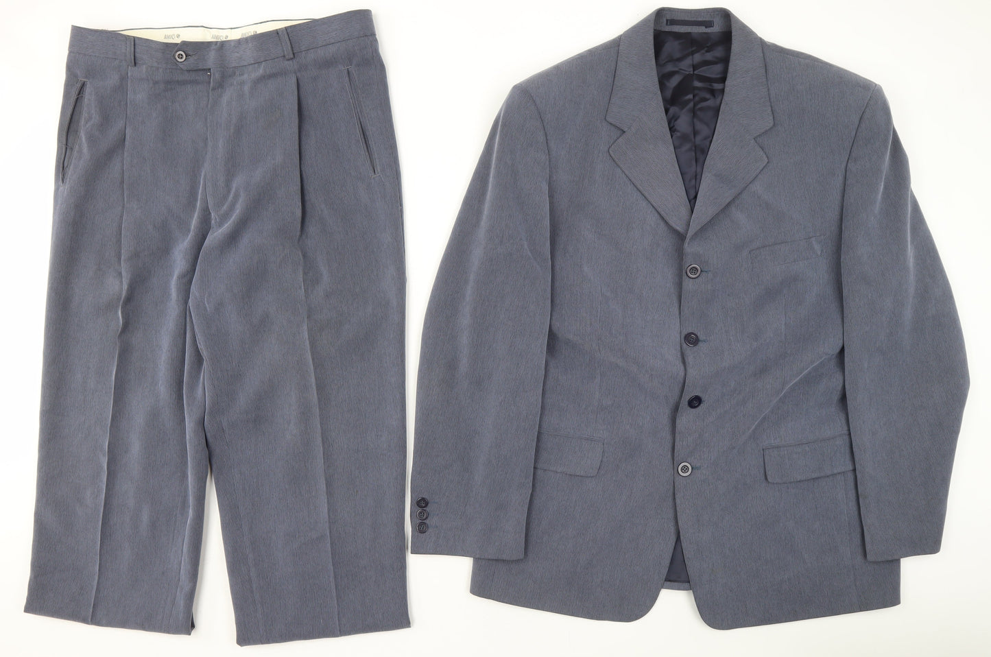 Lakeland Men's Blue 2 Piece Suit 42R/36R