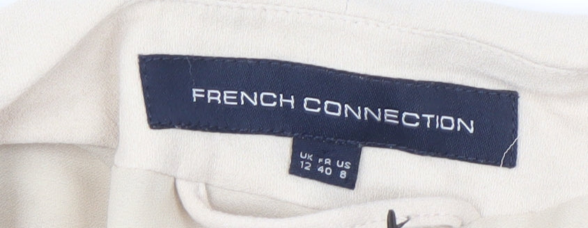 Brand and care label for French Connection Beige Women's Blazer, size 12