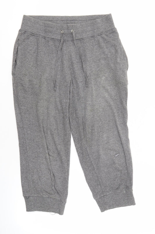 Additional front view of Lee Cooper Women's Grey Jogger Pants, size 12