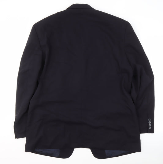 Austin Reed Men's Blue Blazer Jacket, 46R, Wool