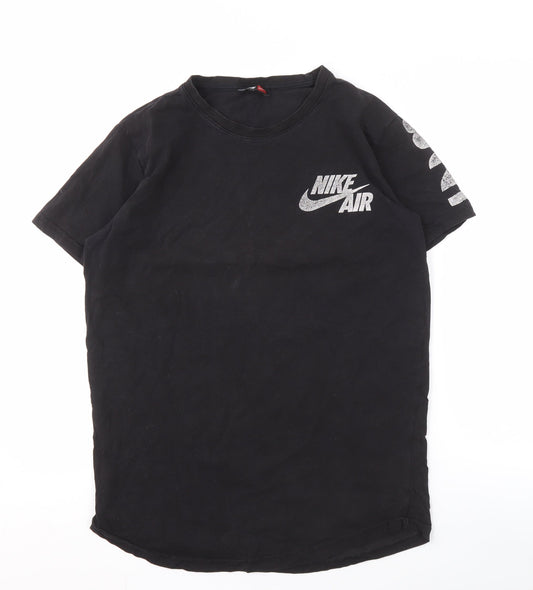 Mens UK Size M Nike Black Cotton T-Shirt