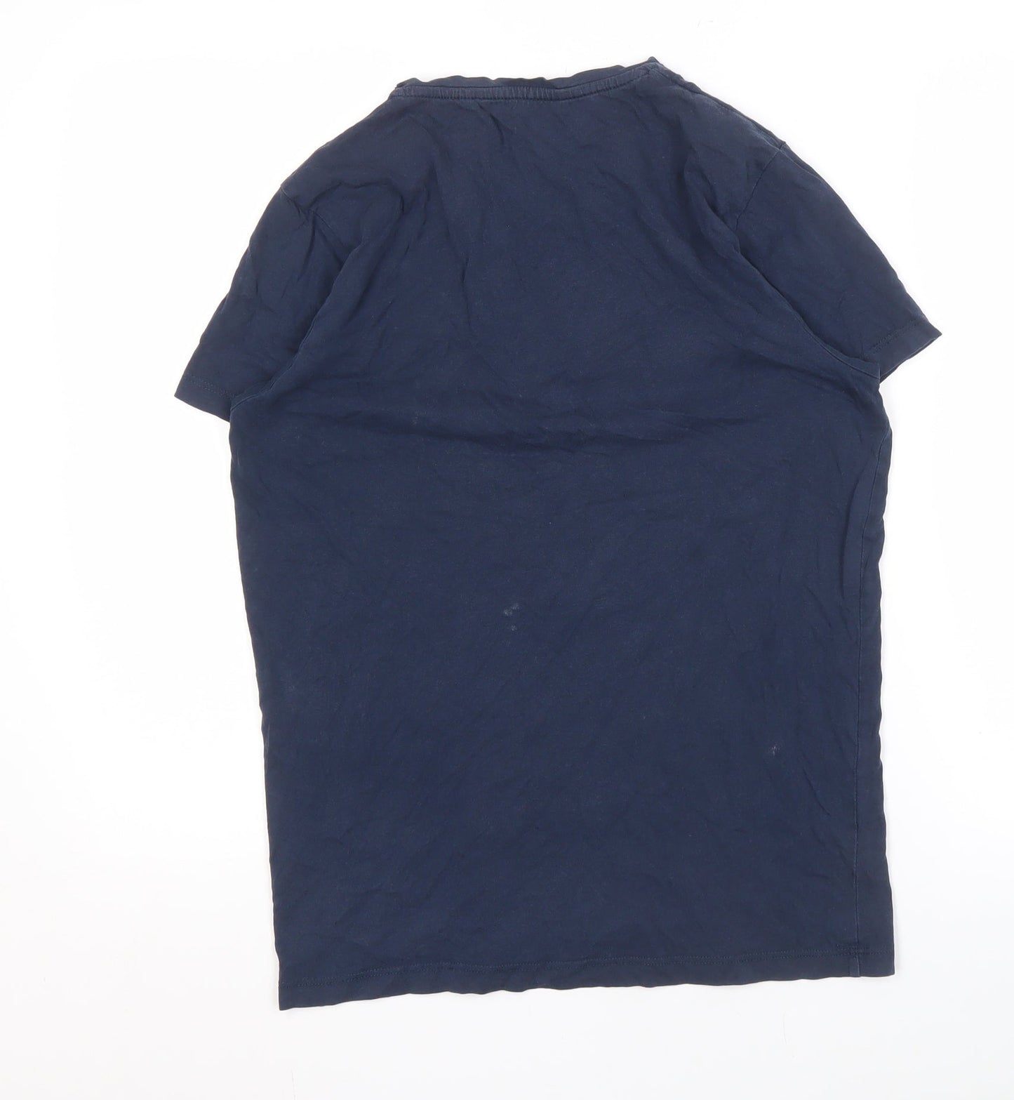 Jack & Jones Men's Blue Cotton T-Shirt, Size M