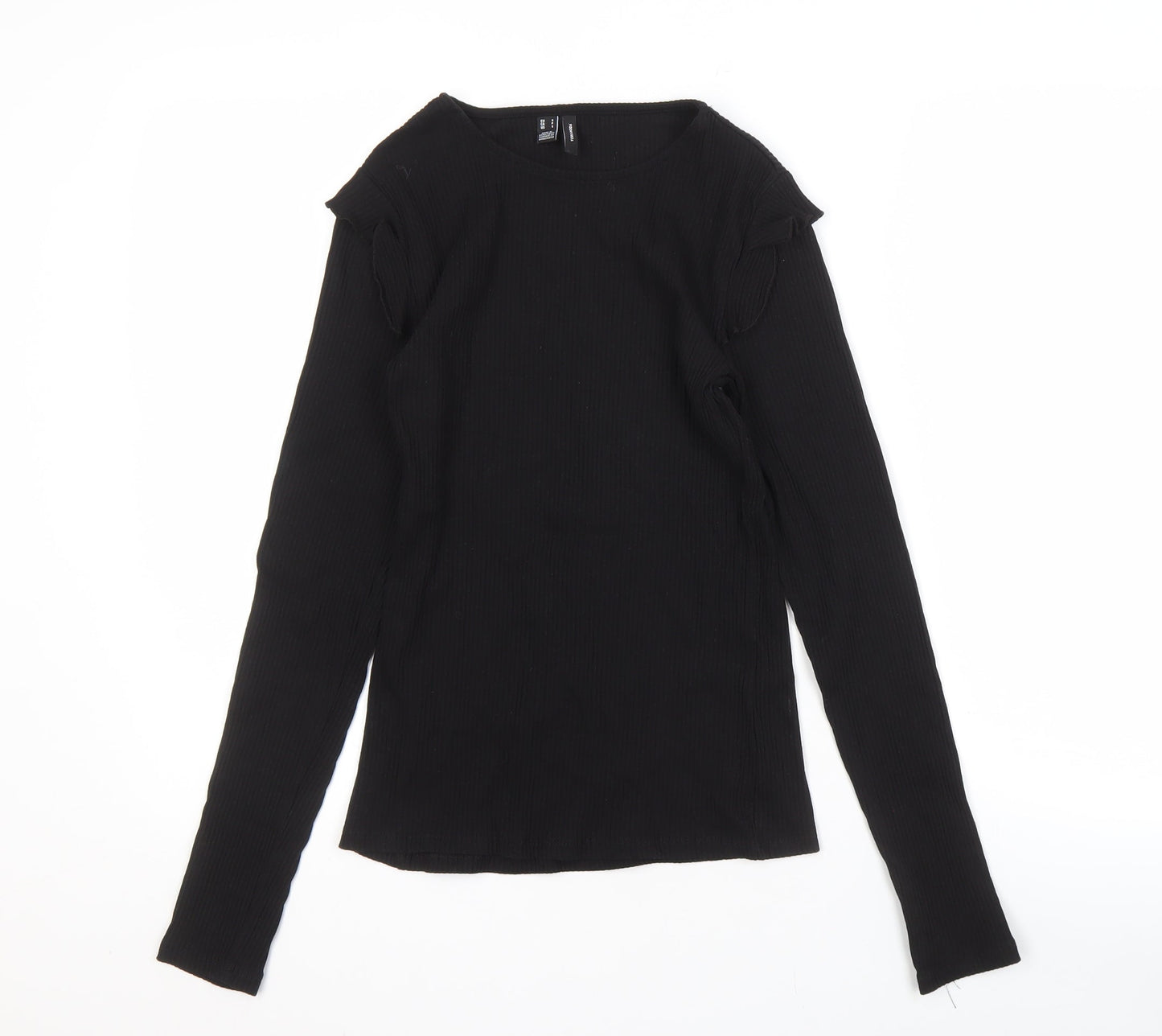 Vero Moda Women's Black Long Sleeve Knit Top - S